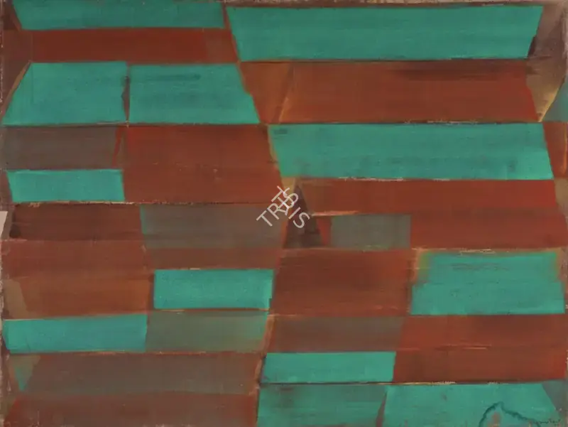 Viswanadhan, V. (Artist). Untitled. Casein on canvas, 1991 | Painting | FineArts | 00603687