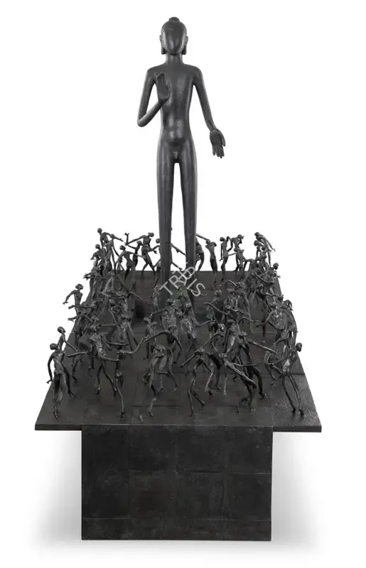 Radhakrishnan, K.S. (Artist). Untitled. Bronze; Edition 1/9, 2005 | Sculpture | EconomicsArt | 00870198