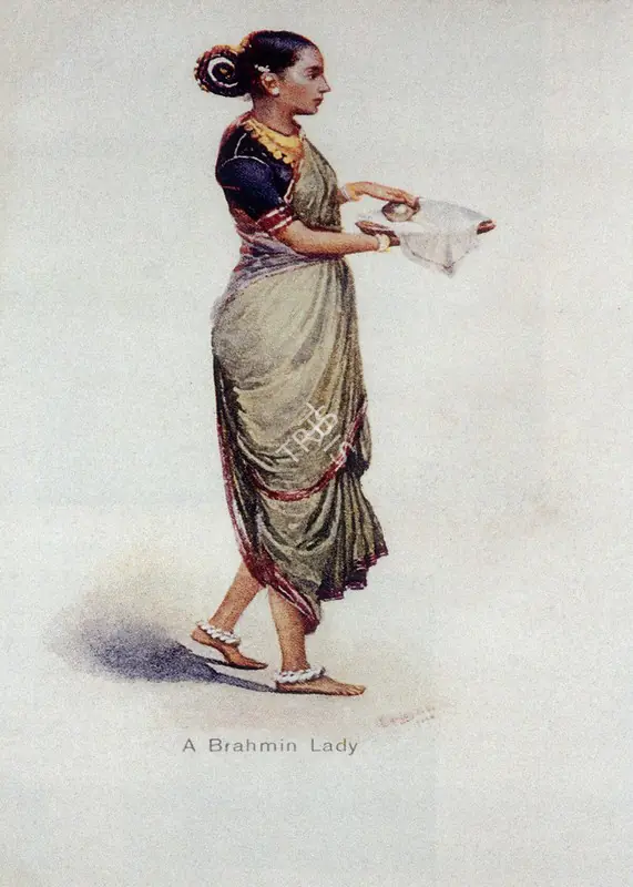 Dhurandhar, M.V. (Artist). A Brahmin Lady. Watercolour, Circa 1905 | Marg, 1997 | Painting | FineArts | 00675195