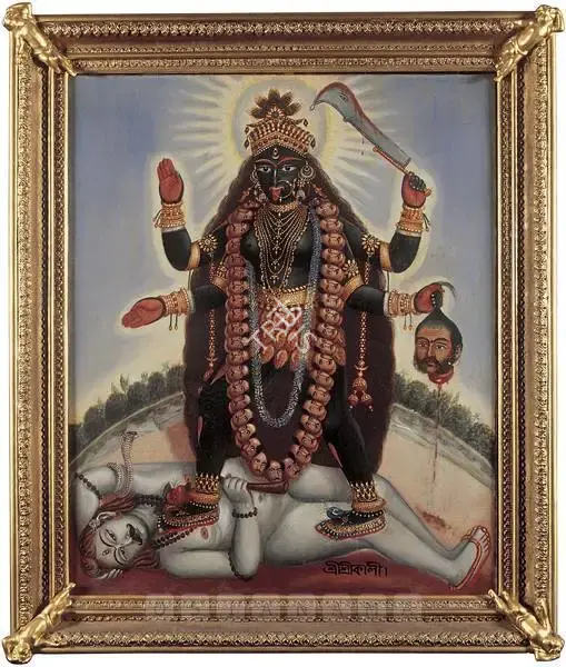 Mukhopadhyay, Mahendranath (Artist). Sri Sri Kali. Oil on canvas, early 1920s | Painting | FineArts | 00376588