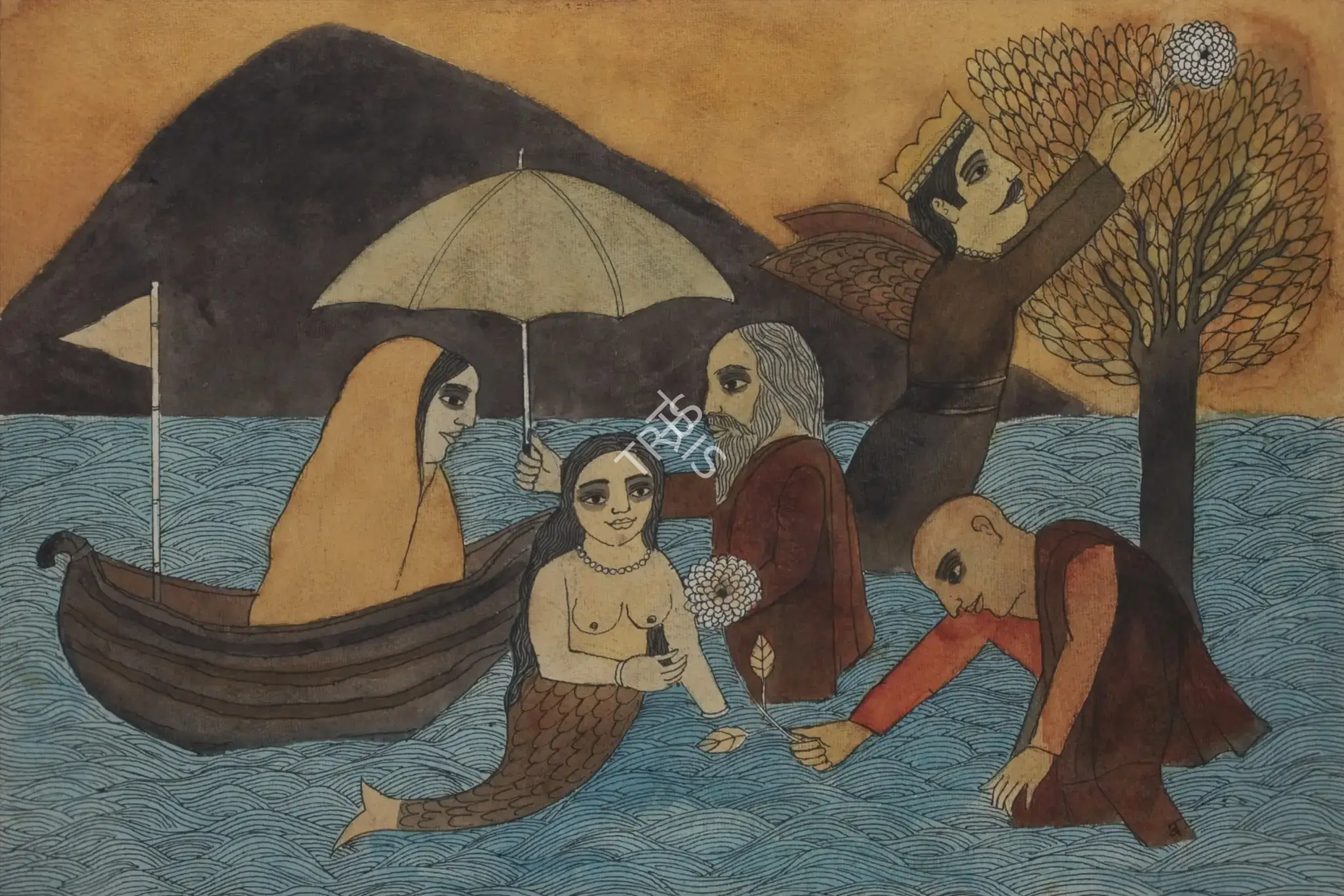 Narayan, Badri (Artist). Untitled, n.d. | Painting