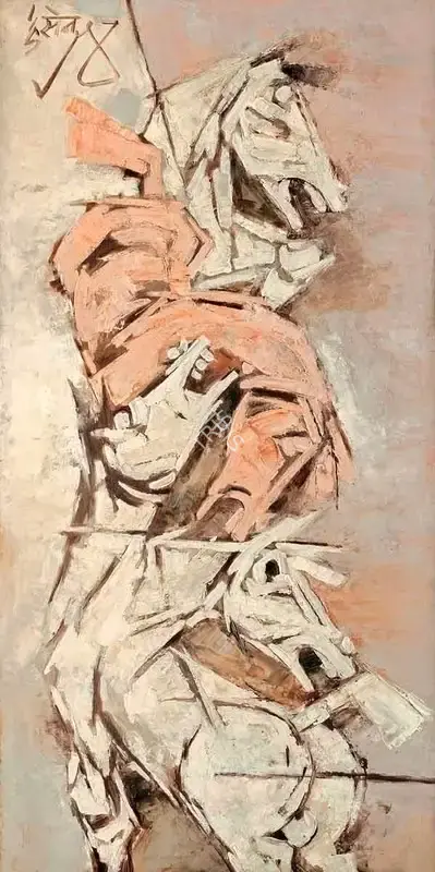 Husain, M.F. (Artist). Untitled, 1970s | Painting