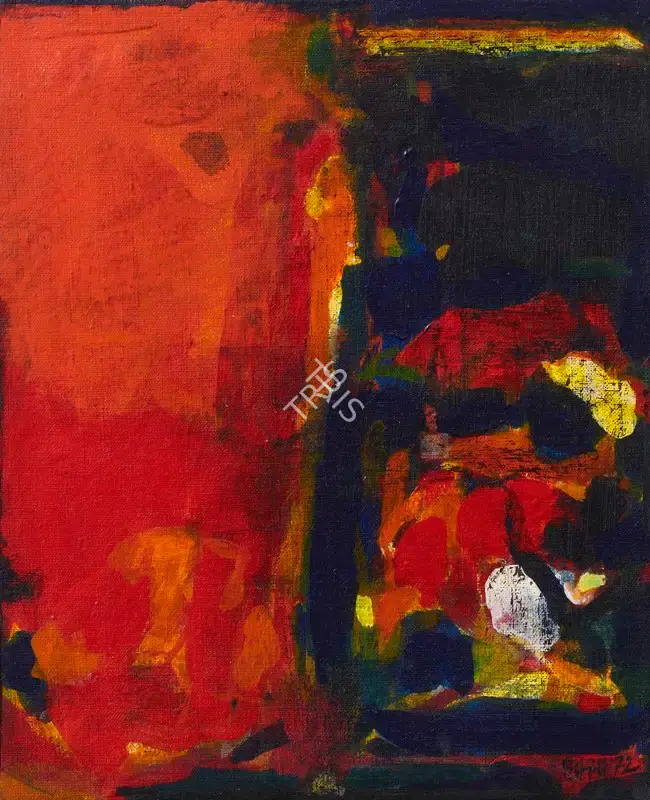 Raza, S.H. (Artist). Untitled, 1972 | Painting