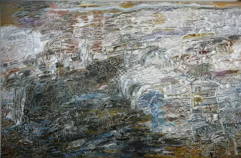Chakravarty, Jayashree (Artist). Untitled. Oil on canvas, 1997 | Painting | FineArts | 00357784