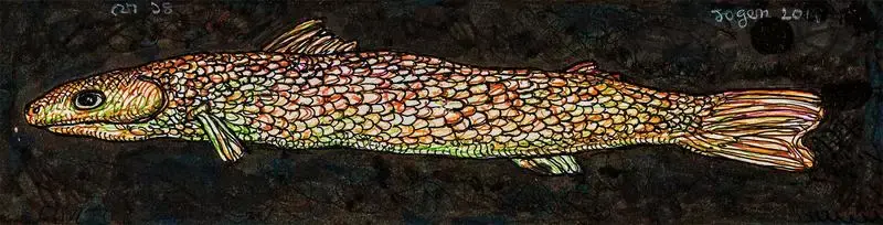 Chowdhury, Jogen (Artist). Fish, 2014 | Painting
