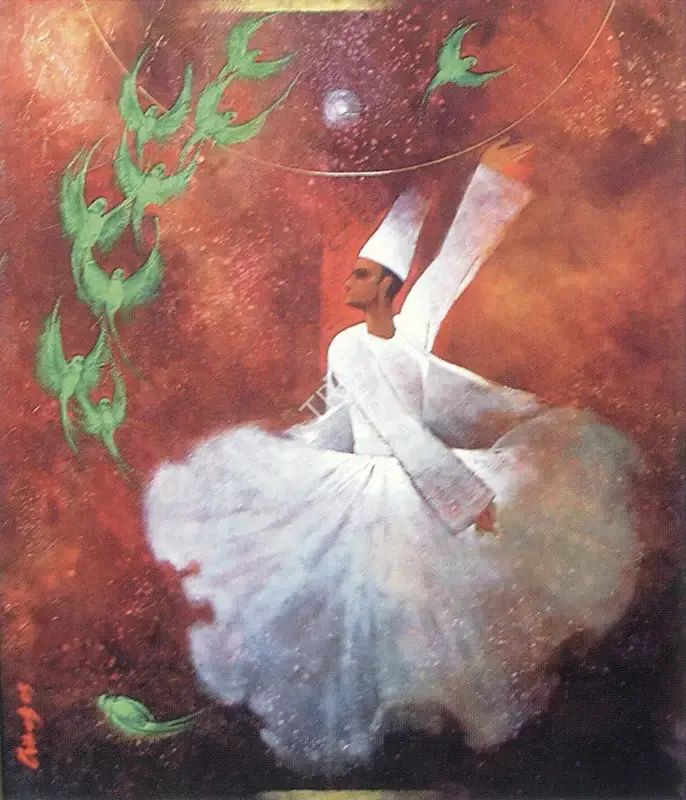 Chitrak, A.S. (Artist). Freedom. Oil on canvas, n.d. | Painting  | 00879798