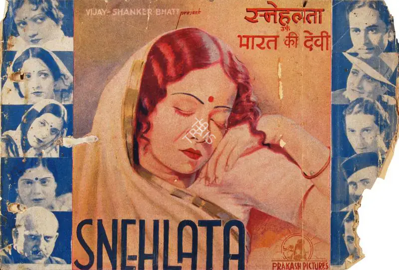 Bhatt, Balwant (Director), Snehlata, 1936 | Song-Synopsis Booklet | CinemaEducation | 00780535
