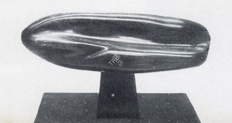Pochkhanawala, Pilloo (Artist). Floating Form. Rose Wood, 1961 | Marg, December 1962 | Sculpture | FineArts | 00674870