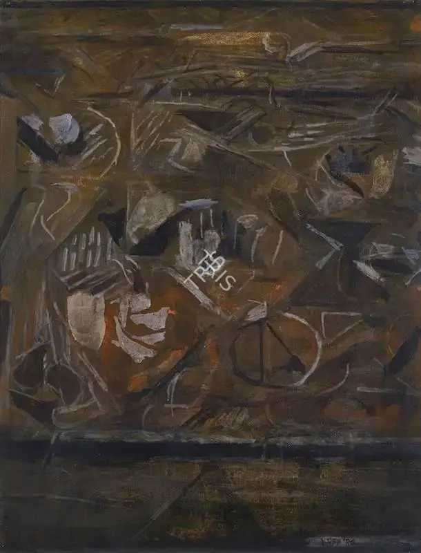Raza, S.H. (Artist). Untitled, 1980 | Painting