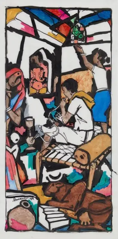 Husain, M.F. (Artist). Untitled, 1994 | Painting