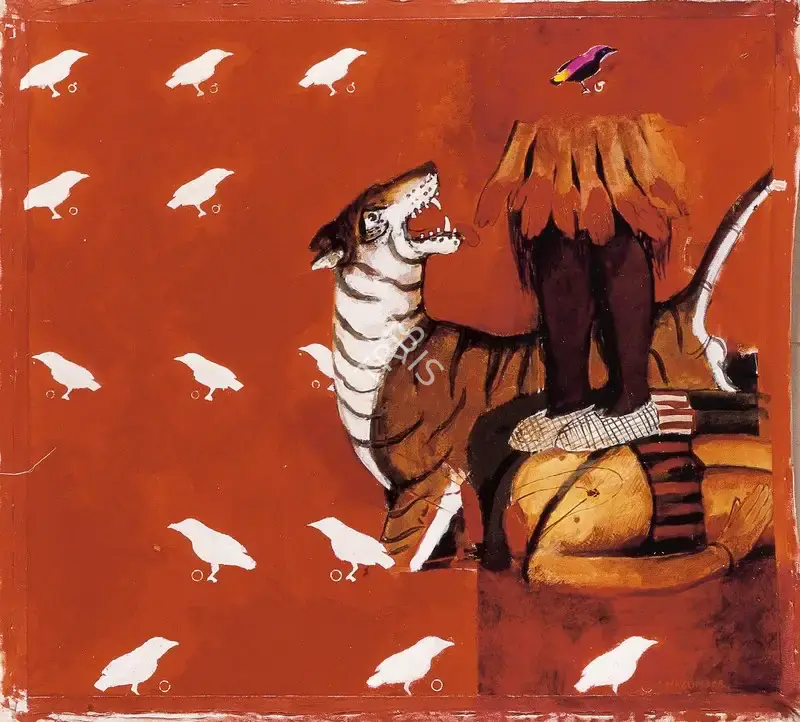 Mazumdar, Chittrovanu (Artist). Untitled, 1998 | Painting