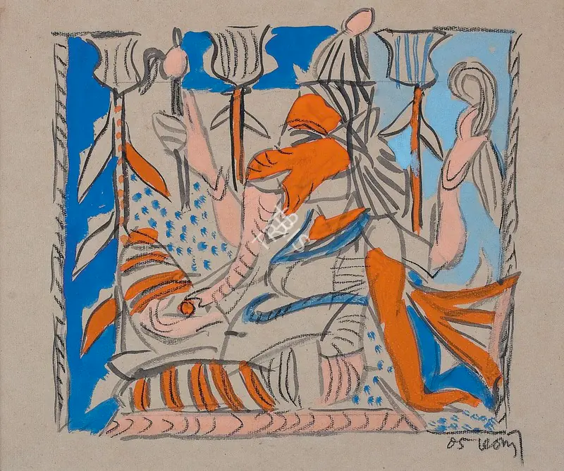 Subramanyan, K.G. (Artist). Untitled, 2005 | Painting