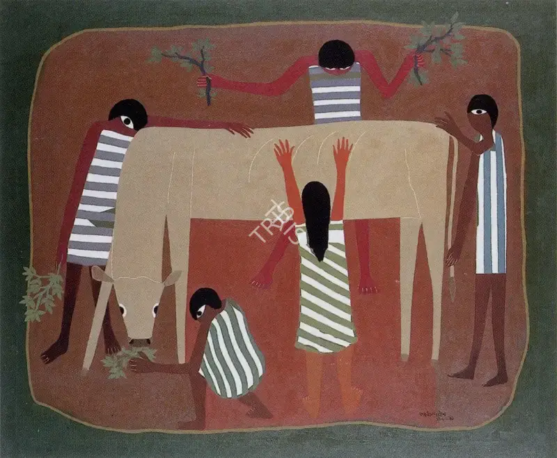 Pyne, Kartick Chandra (Artist). Untitled, 1991 | Painting