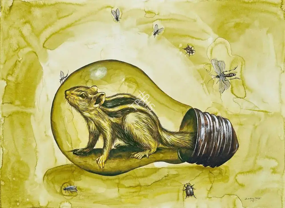 Goswami, Debraj (Artist). Untitled. Watercolour on paper, 2023 | Painting | FineArts | 00358076