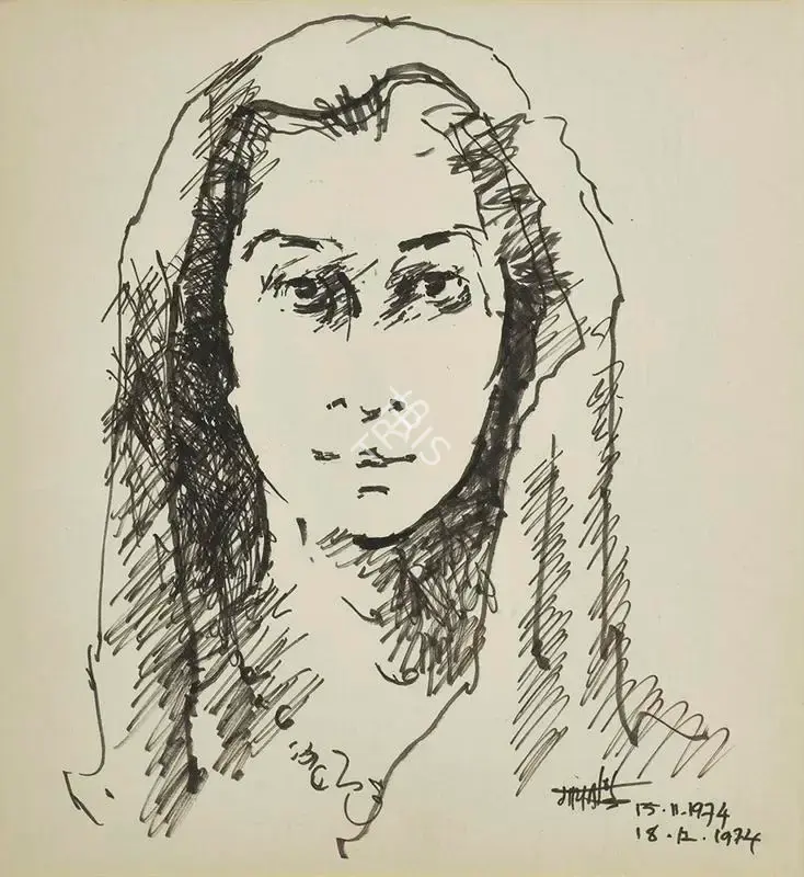 Gaitonde, V.S. (Artist). Untitled, 1974 | Drawing