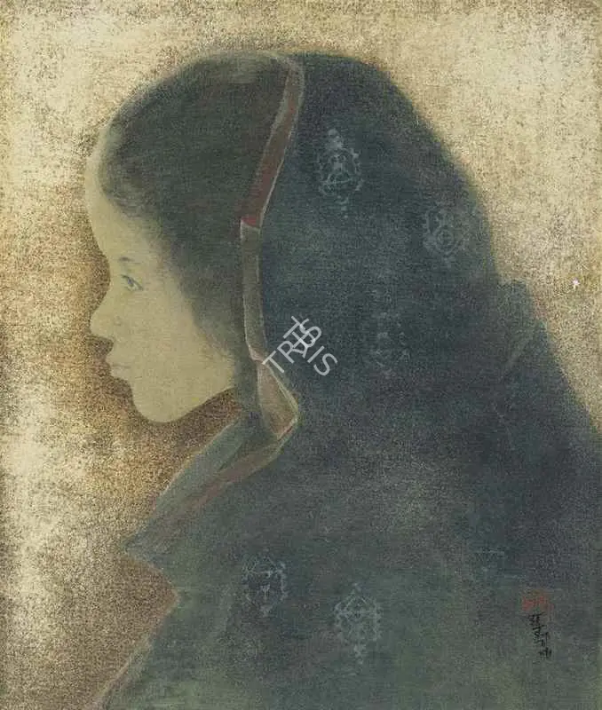 Tagore, Abanindranath (Artist). Untitled (Maiden). Watercolour on paper, c.1920s | Painting | FineArts | 00595262