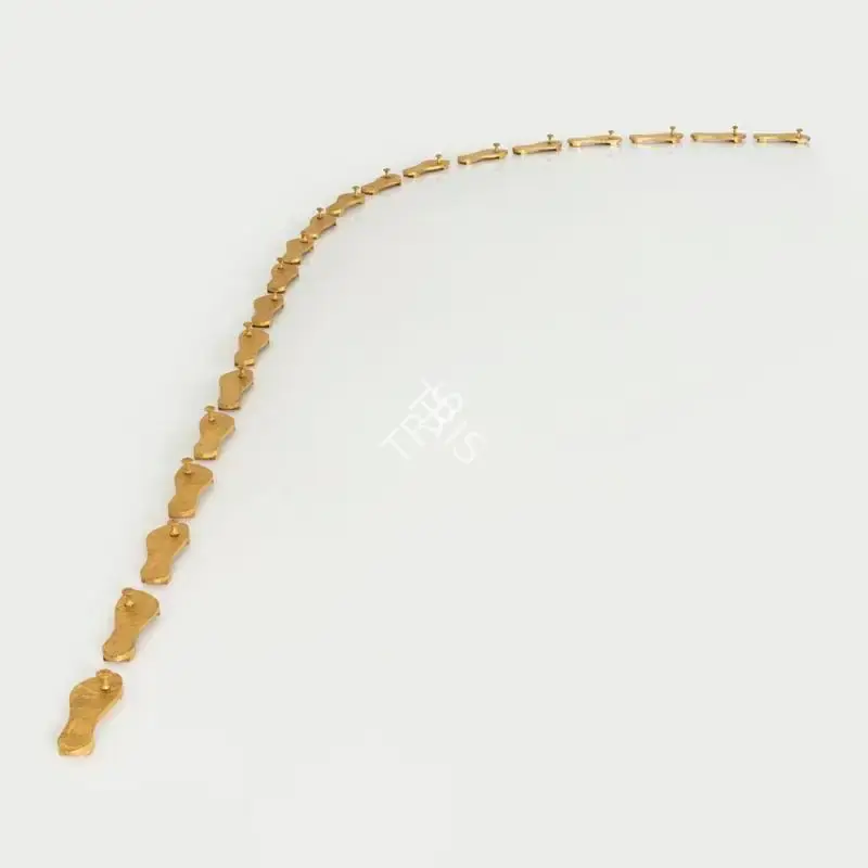 Pushpamala (Artist). Lakshmana Rekha. Gold leaf on wood, 1996 | Installation | FineArts | 00336328