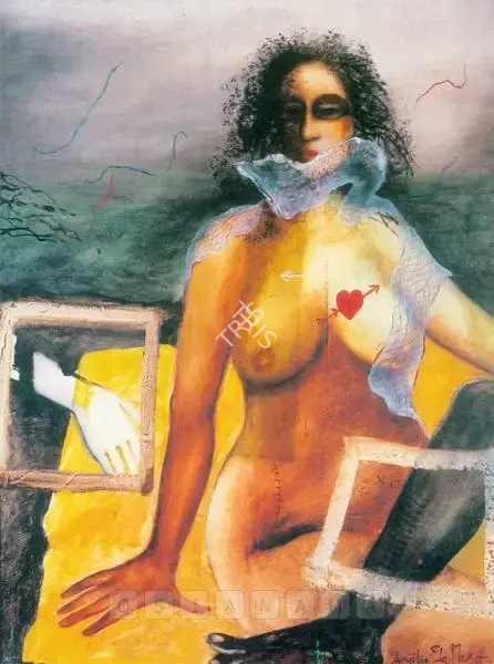 Menon, Anjolie Ela (Artist). Stories Of The Sea, 1995 | Painting
