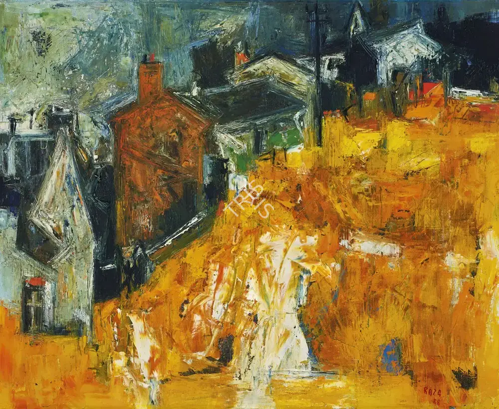 Raza, S.H. (Artist). Lumiere d'ete (Light of Summer), 1958 | Painting