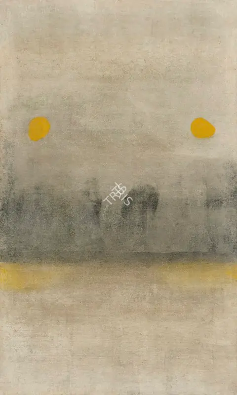 Gaitonde, V.S. (Artist). Untitled. Oil on canvas, 1970 | Painting | FineArts | 00416666