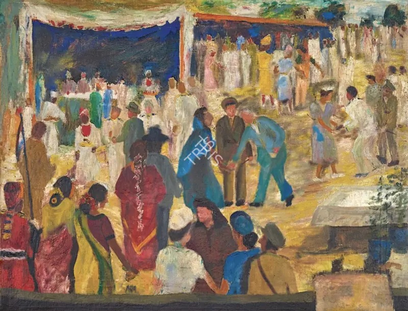 Ara, K.H. (Artist). Untitled, c.1945 | Painting