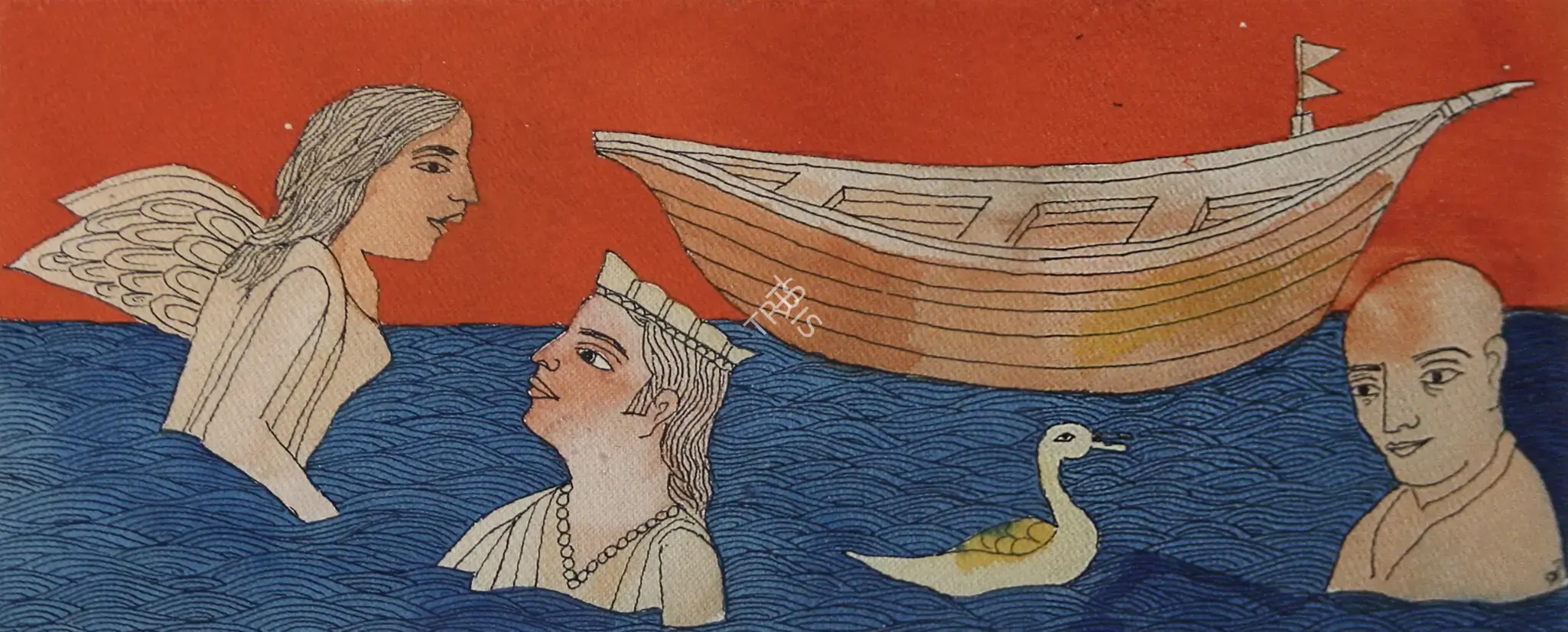 Narayan, Badri (Artist). The Conversation, 2008 | Painting