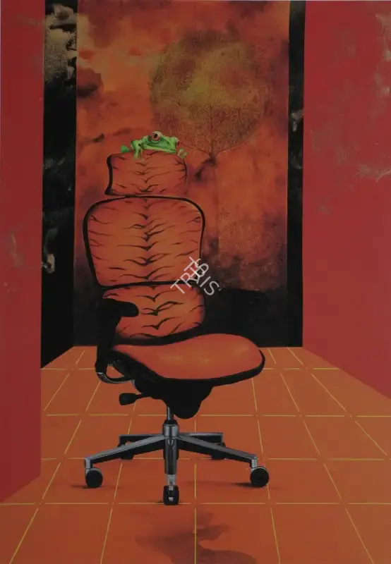 Samantaray, Ramakanta (Artist). Power Game. Acrylic on canvas, 2007 | Painting | FineArts | 00574784