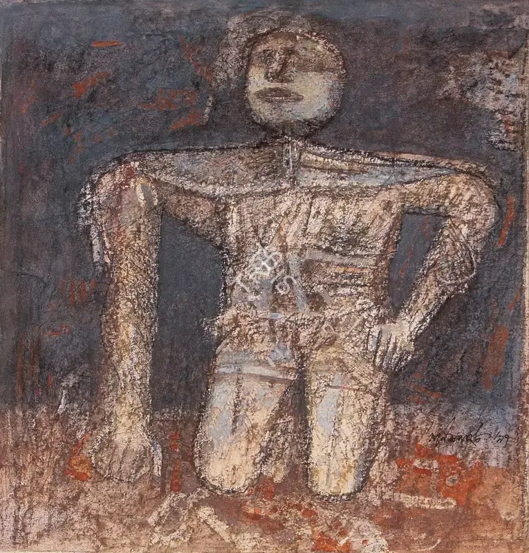 Pyne, Ganesh (Artist). The Man, 1997 | Painting