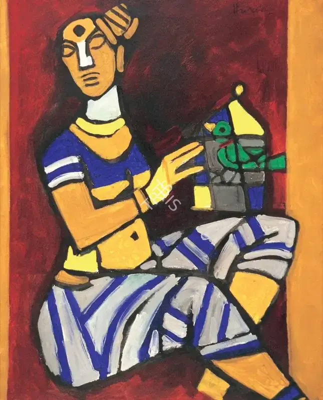 Husain, M.F. (Artist). When I Begin to Paint Hold the Sky in Your Hand as the Stretch of my Canvas is Unknown to Me, 1982 | Painting