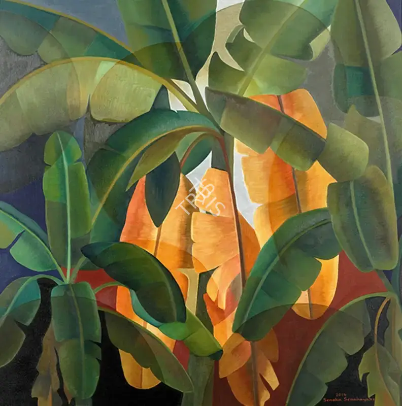 Senanayake, Senaka (Artist). Banana Grove. Oil on canvas, 2014 | Painting | FineArts | 00643281
