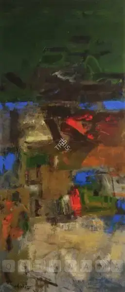 Adimoolam, K.M. (Artist). Untitled. Oil on canvas, 2004 | Painting | FineArts | 00899003