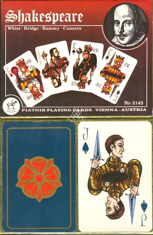 Burton, Donald (Artist). Shakespeare - 1. | Playing Cards | PopCulture | 00092658