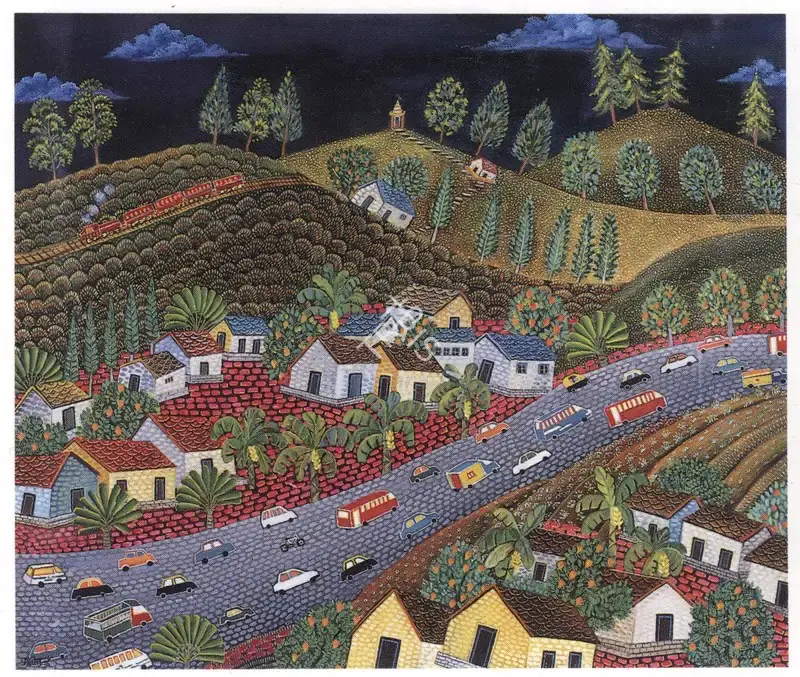 Kanodia, Nayanaa (Artist). Jummapatti. Oil on board, n.d. | Painting  | 00876831
