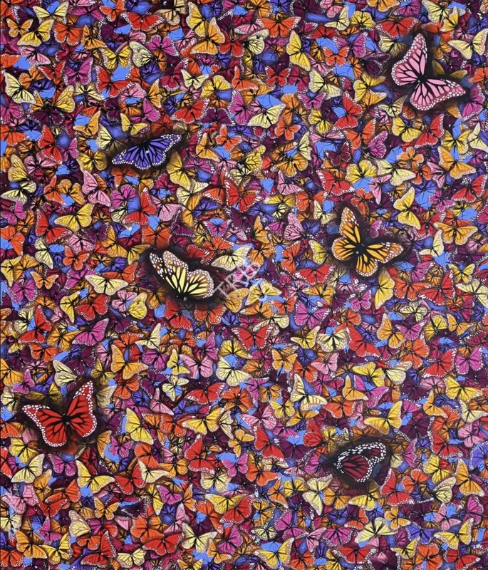Chaturvedi, P.N. (Artist). The Infinity - 58. Acrylic on canvas, 2022 | Painting | EconomicsArt | 00870297