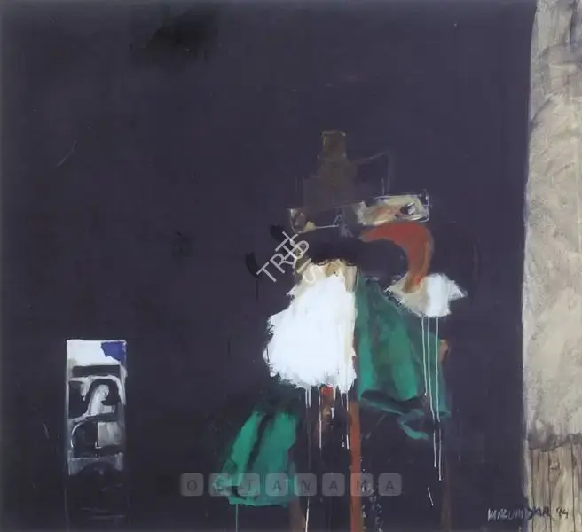 Mazumdar, Chittrovanu (Artist). Untitled. Acrylic on canvas, 1994 | Painting | FineArts | 00598805