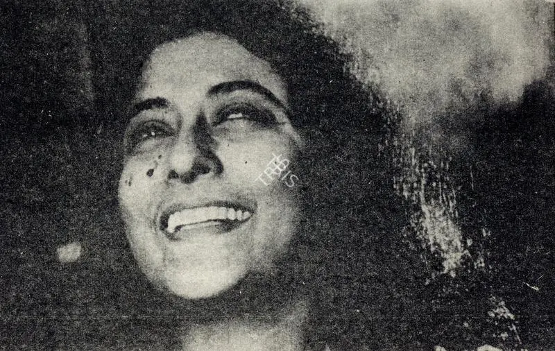 Gupta, Dinen (Cinematographer), Meghe Dhaka Tara, 1960. Regeneration: Nita's rain-drenched face | Photographic Still, Journal of Arts & Ideas, April-June 1983 | CinemaEducation | 00710264