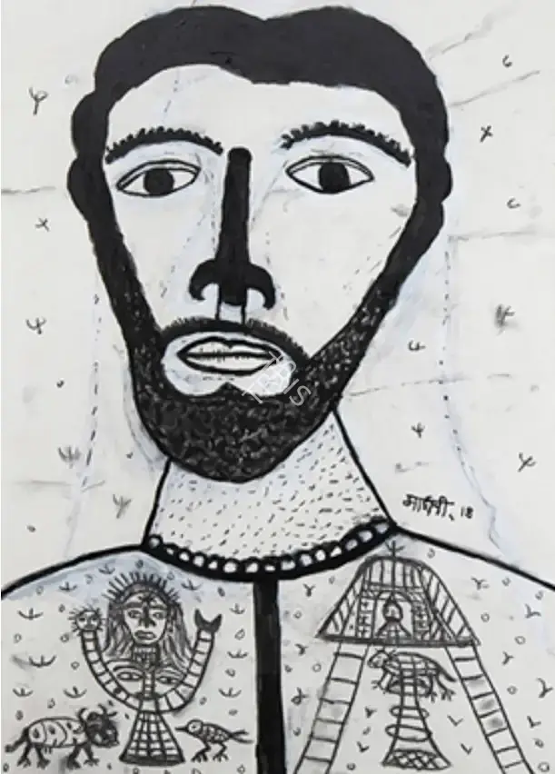 Parekh, Madhavi (Artist). Untitled. Acrylic on paper, 2018 | Painting | FineArts | 00337255