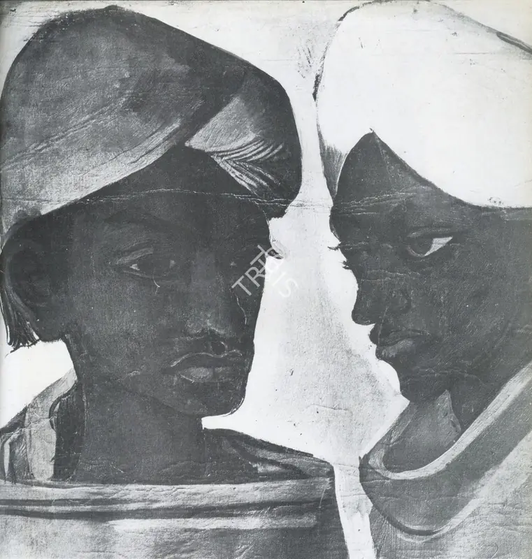 Sher-Gil, Amrita (Artist). Hill Men. 1935 | Marg, March 1972 | Painting | FineArts | 00674461