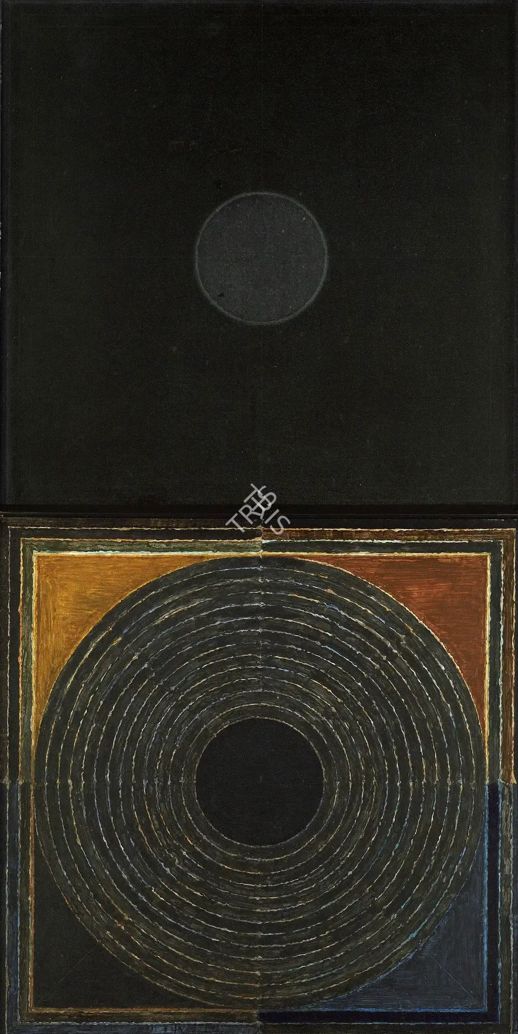 Raza, S.H. (Artist). Bindu Genesis, 1988 | Painting
