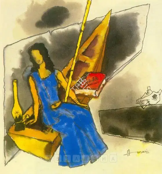 Husain, M.F. (Artist). Untitled, c.1999 | Painting