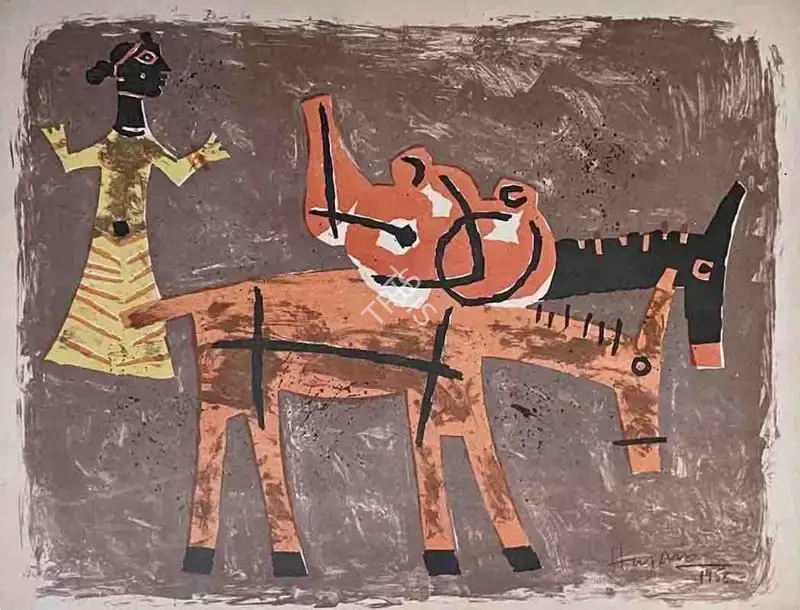 Husain, M.F. (Artist). Untitled, 1958 | Painting