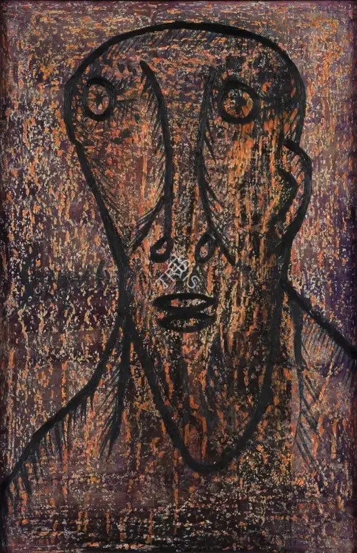 Souza, F.N. (Artist). Untitled, 1962 | Painting