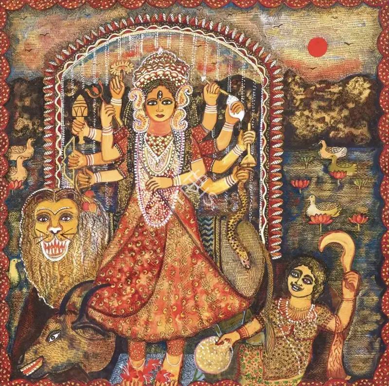 Burman, Jayshri (Artist). Untitled, 2008 | Painting
