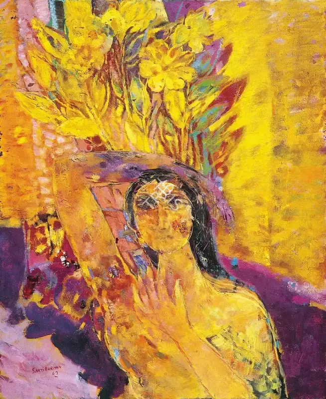 Burman, Sakti (Artist). Untitled, 1963 | Painting