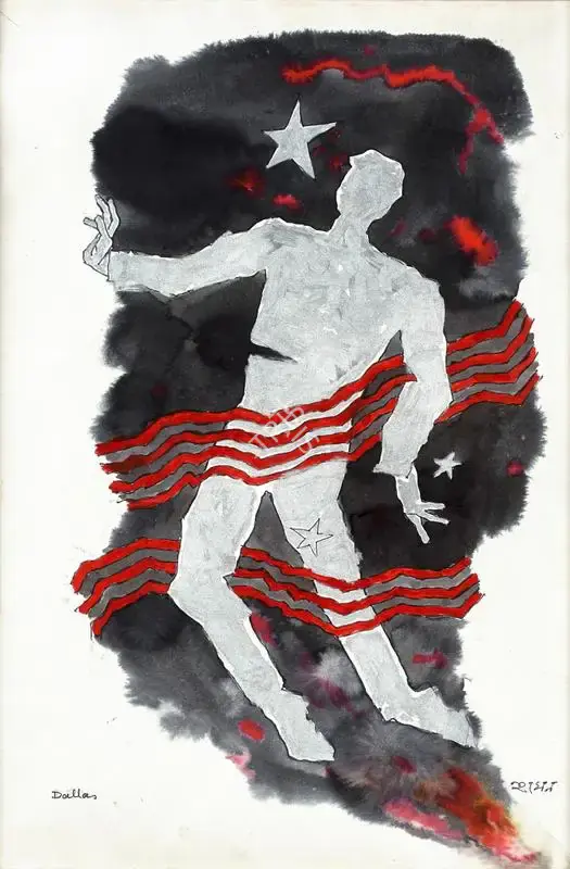 Husain, M.F. (Artist). Untitled (Dallas), n.d. | Painting