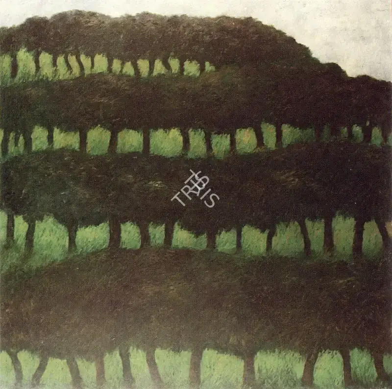 Singh, Paramjit (Artist). Landscape. Oil on canvas, 1985 | Painting  | 00878211