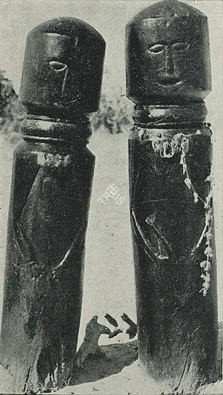 Kuar, Bir (Artist). Wooden Figures. Wood, n.d. | Marg, July 1949 | Sculpture | FineArts | 00673810