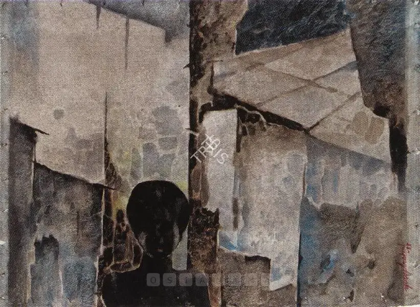 Arakkal, Yusuf (Artist). Untitled. Mixed Media, 1988 | Painting | FineArts | 00376201