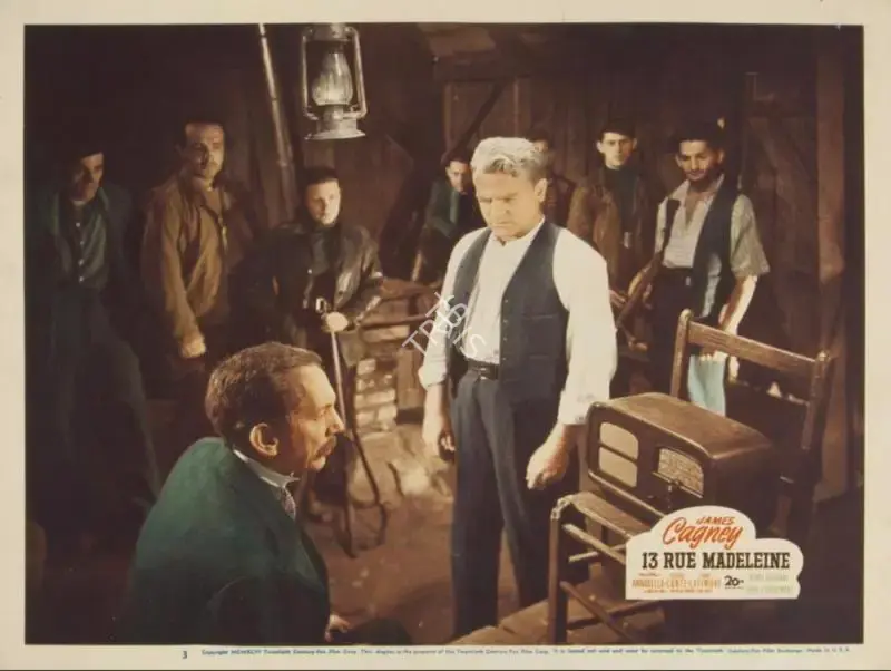 Hathaway, Henry (Director), 13 Rue Madeleine, 1946 | Lobby Card | CinemaEducation | 00790274