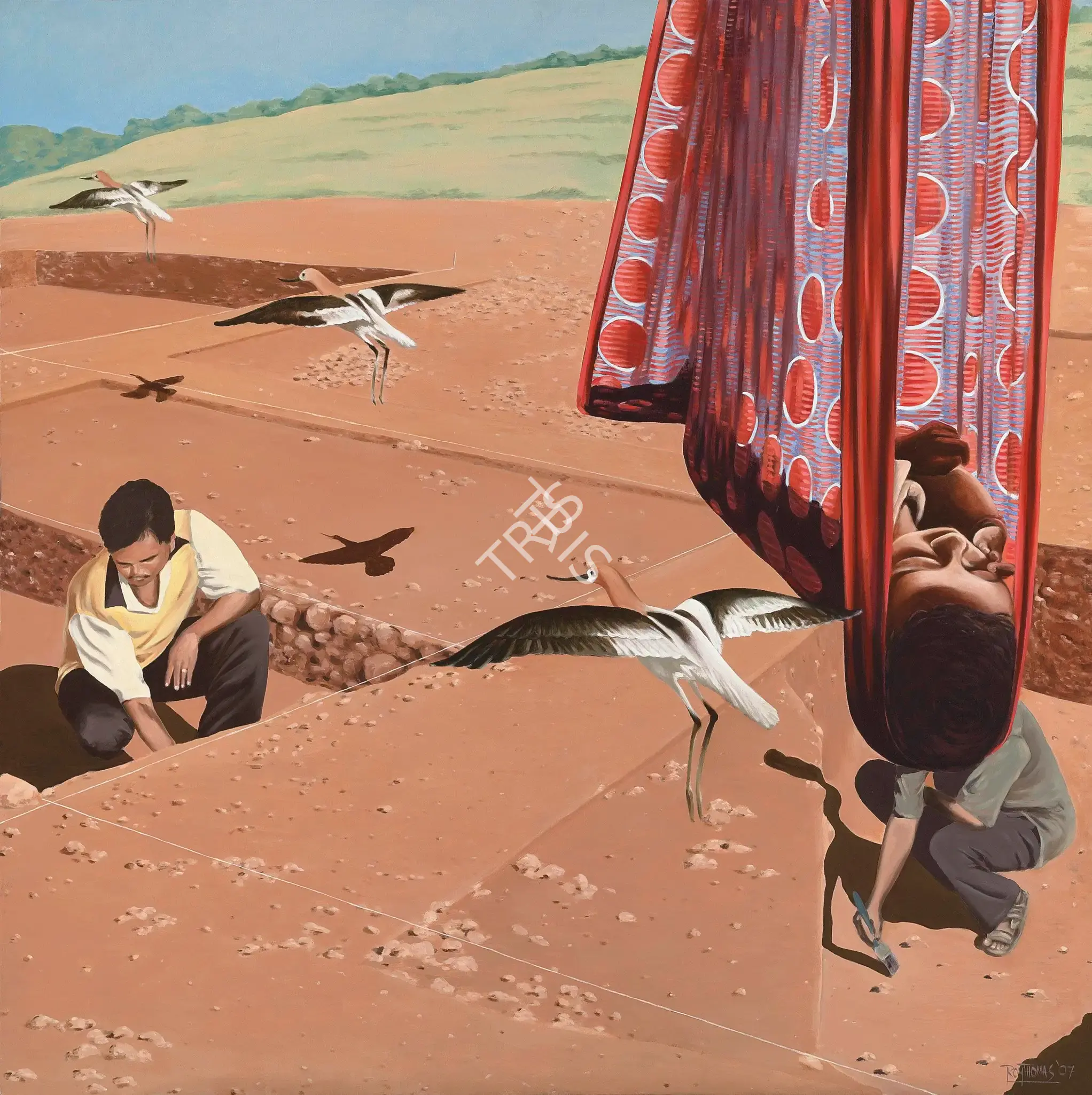 Thomas, Roy (Artist). Silent Viewer - III, 2007 | Painting